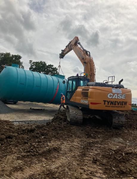 Groundworks and road construction project in Tyne and Wear